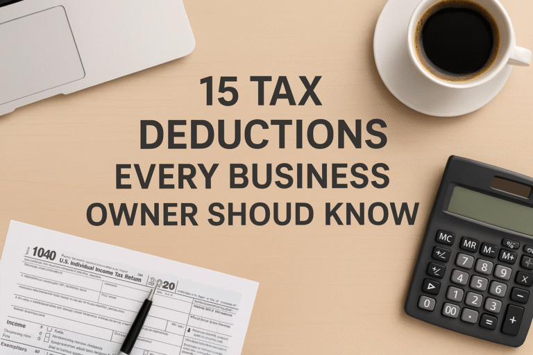 15 Essential Tax Deductions Every Small Business Owner Should Know About